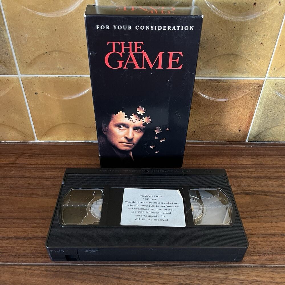 The Game VHS 1997 Academy Screener FYC Polygram